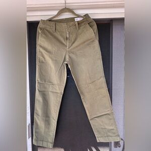 Gap green cotton pants